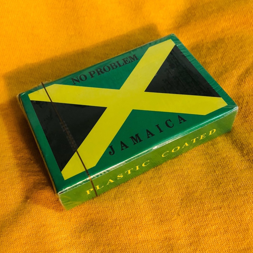 Jamaica flag playing cards